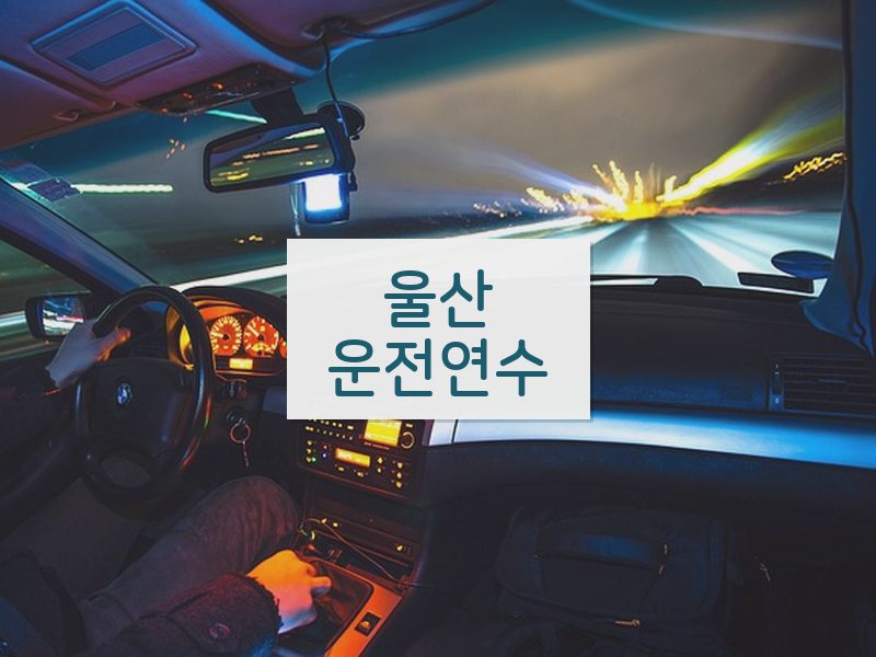 울산운전연수 후기
