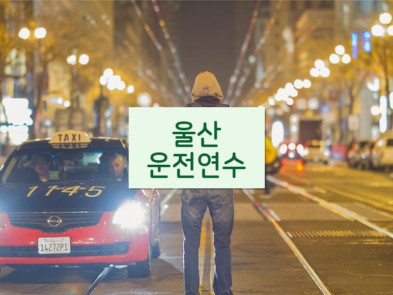 울산운전연수 후기